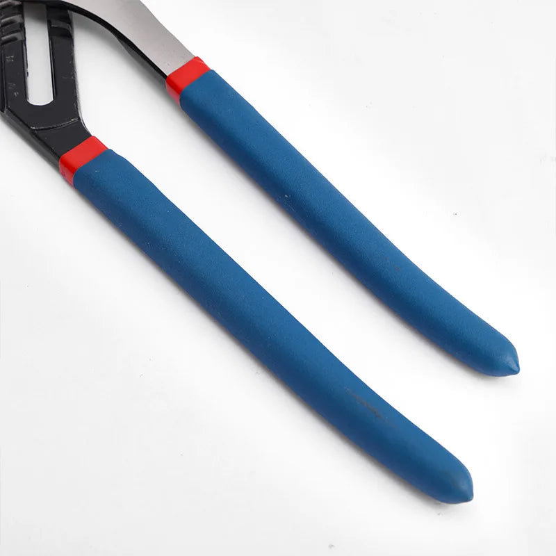 8/10/12/16" Professional Water Pump Pliers, Forged Steel Non-Slip Handle, Parallel Jaw Design, Secure Grip for Plumbing Repairs