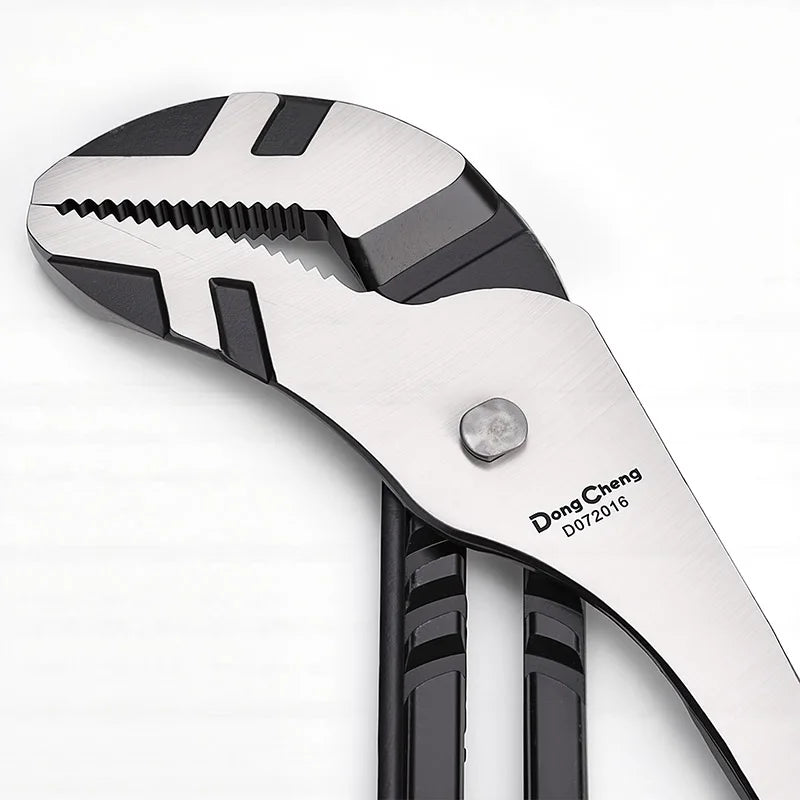 8/10/12/16" Professional Water Pump Pliers, Forged Steel Non-Slip Handle, Parallel Jaw Design, Secure Grip for Plumbing Repairs